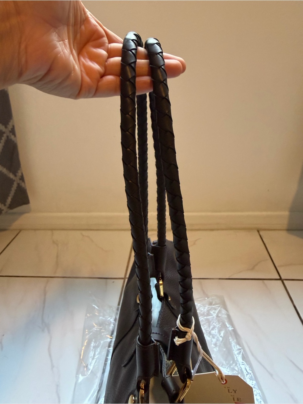 Divina Firenze Dark Brown Leather Tote Bag - Picture 4 of 16